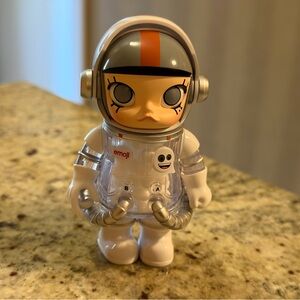 Space Molly Emoji Series figure, “Caution, The Ghost is Here” - Pop Mart